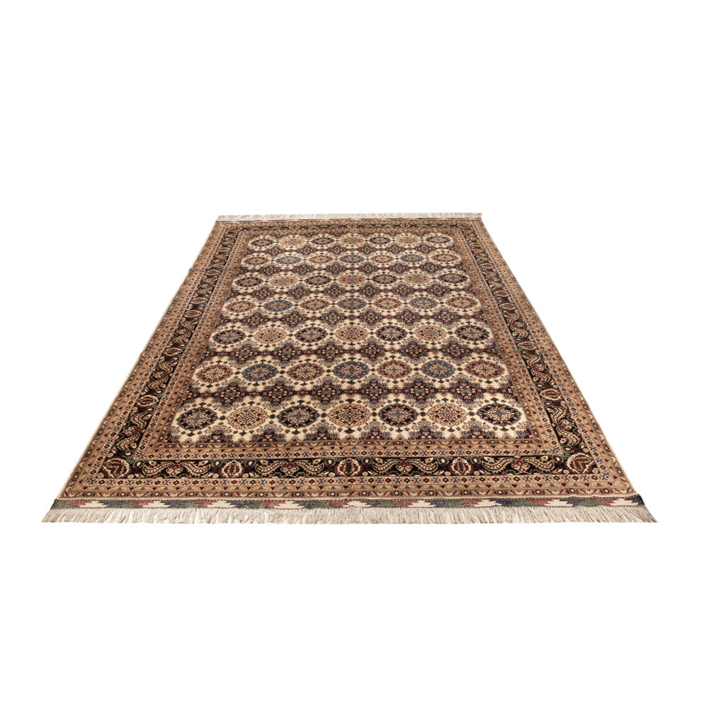 Afghansk tæppe - 405 x 295 cm - lys beige