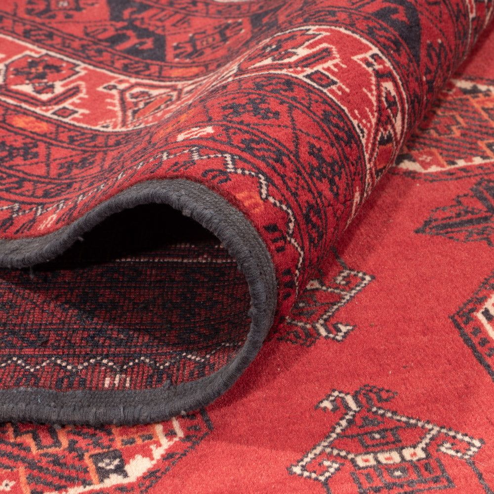 Afghansk tæppe - Bukhara - 278 x 191 cm - rød