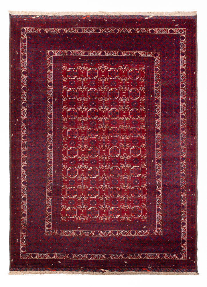 Afghansk tæppe - Bukhara - 283 x 198 cm - mørkegrå