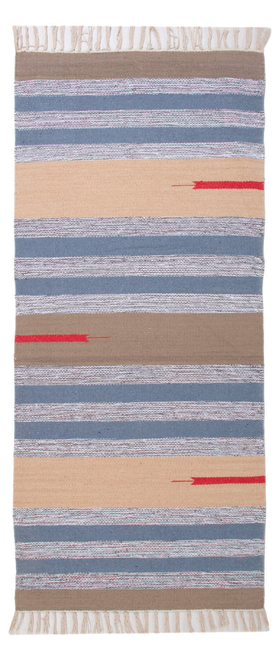 Moderne kilim Tæppe 70x150cm
