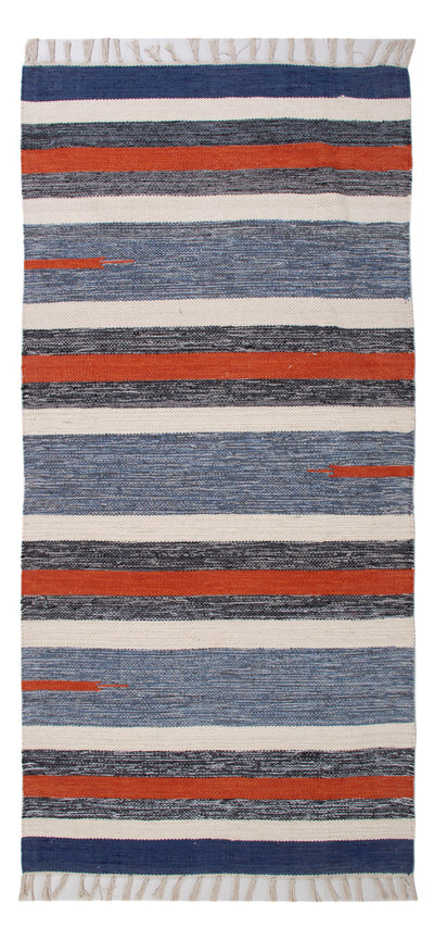 Moderne kilim Tæppe 70x150cm