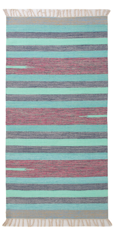 Moderne kilim Tæppe 70x150cm