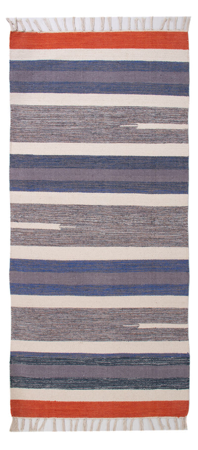 Moderne kilim Tæppe 70x150cm
