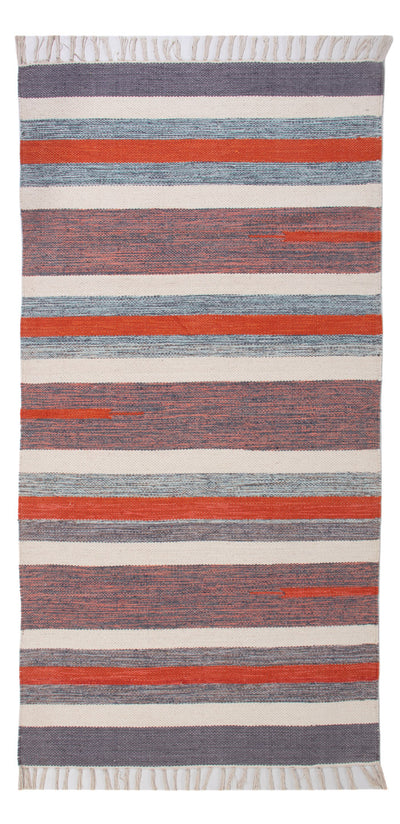 Moderne kilim Tæppe 70x150cm