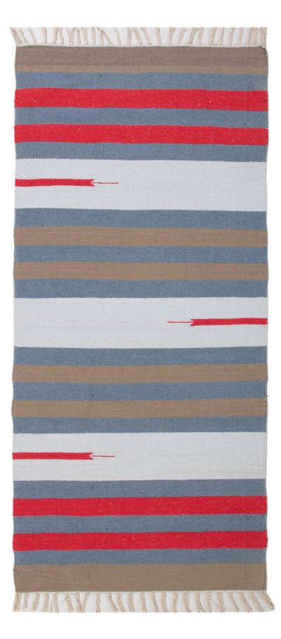Moderne kilim Tæppe 70x150cm