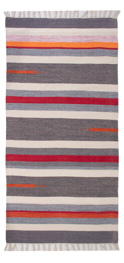 Moderne kilim Tæppe 70x150cm