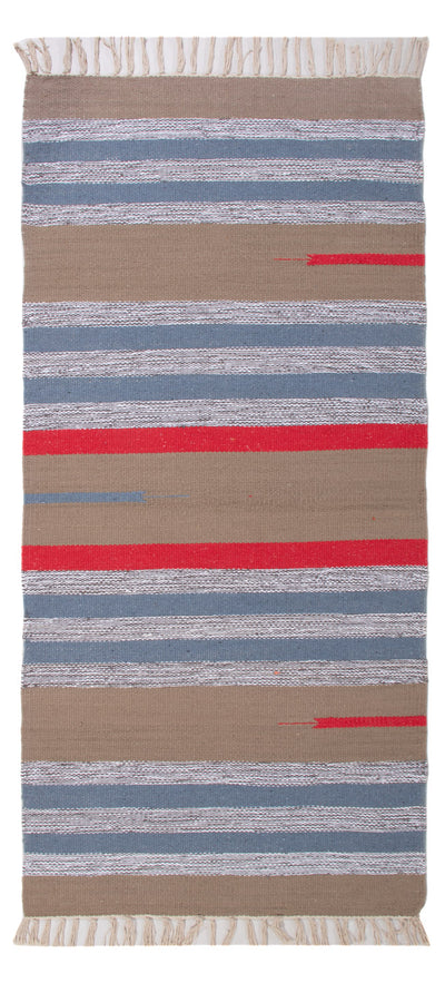 Moderne kilim Tæppe 70x150cm
