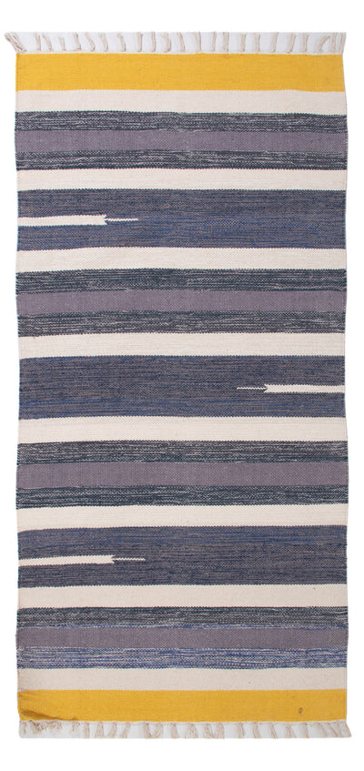 Moderne kilim Tæppe 70x150cm