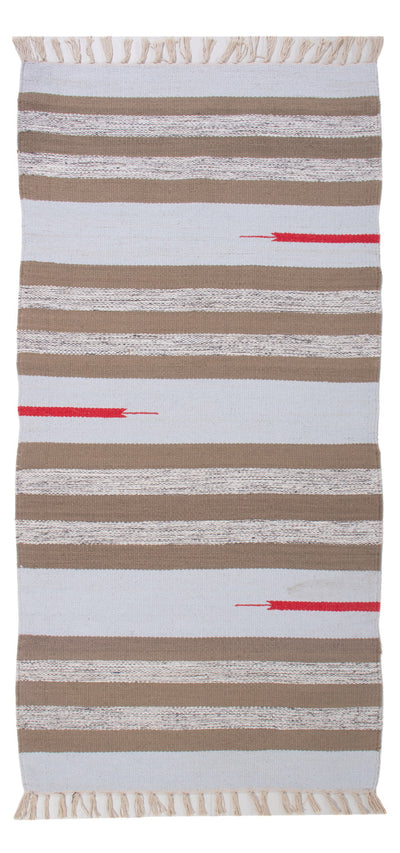 Moderne kilim Tæppe 70x150cm