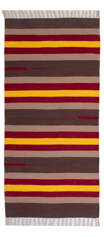 Moderne kilim Tæppe 70x150cm