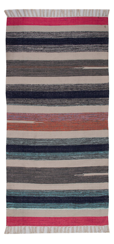 Moderne kilim Tæppe 70x150cm