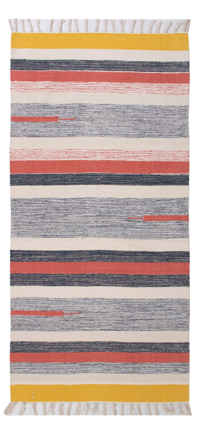 Moderne kilim Tæppe 70x150cm