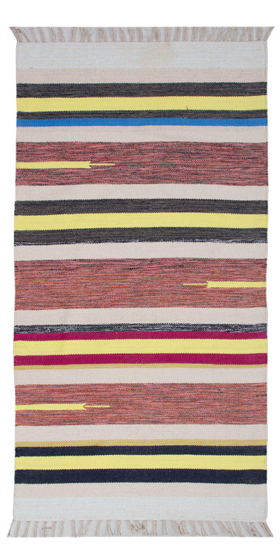 Moderne kilim Tæppe 70x150cm