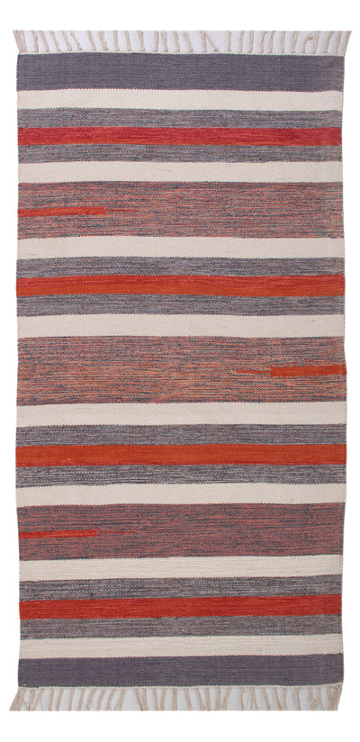 Moderne kilim Tæppe 70x150cm