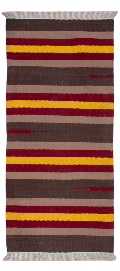 Moderne kilim Tæppe 70x150cm