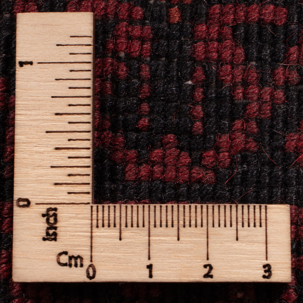 Løber Afghansk tæppe - 283 x 82 cm - rød