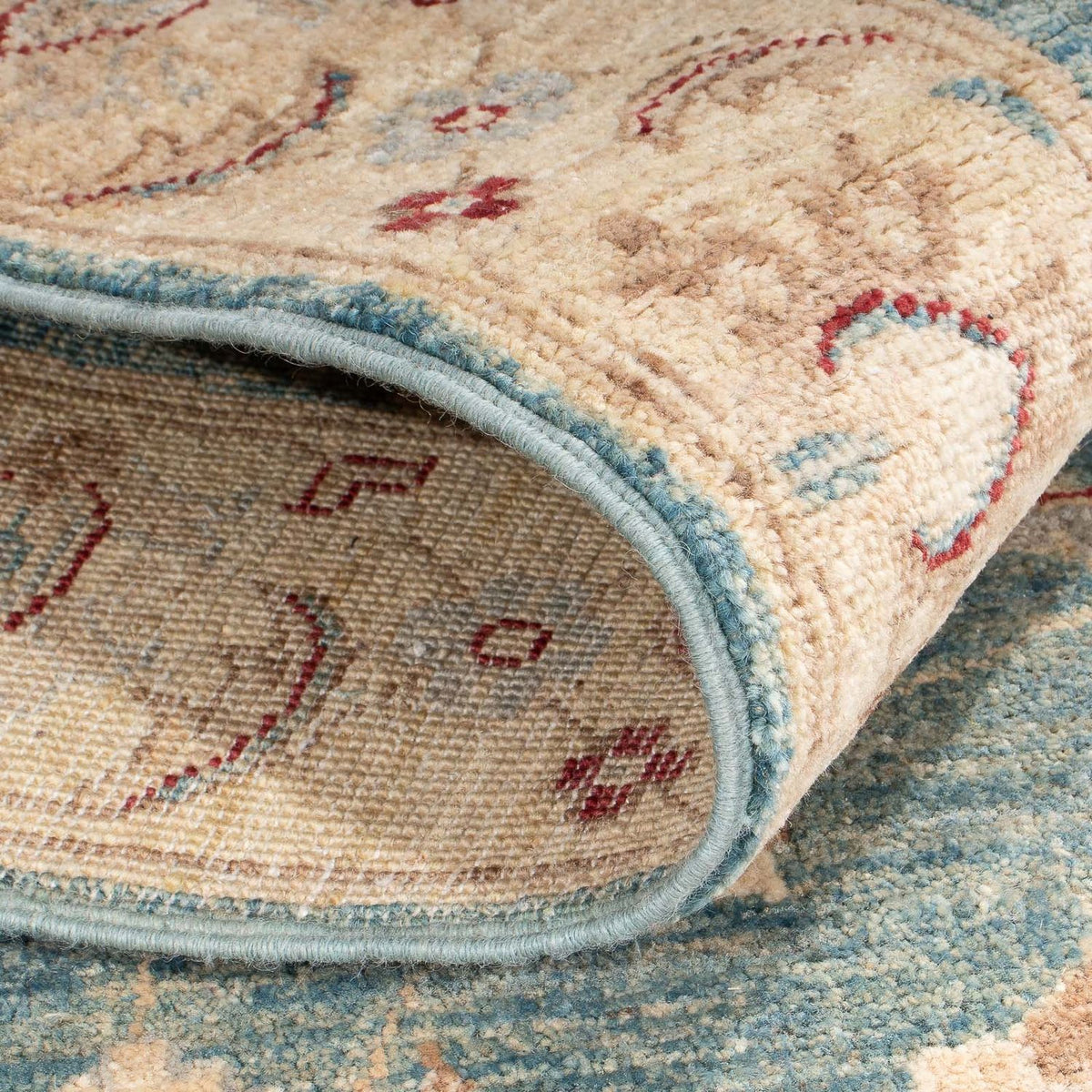Løber Ziegler Carpet - 194 x 78 cm - turkis
