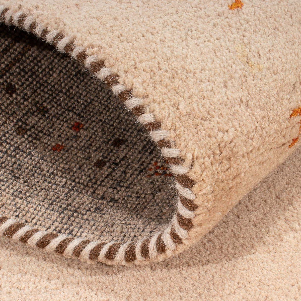 Gabbeh-tæppe - Indus - 160 x 90 cm - beige