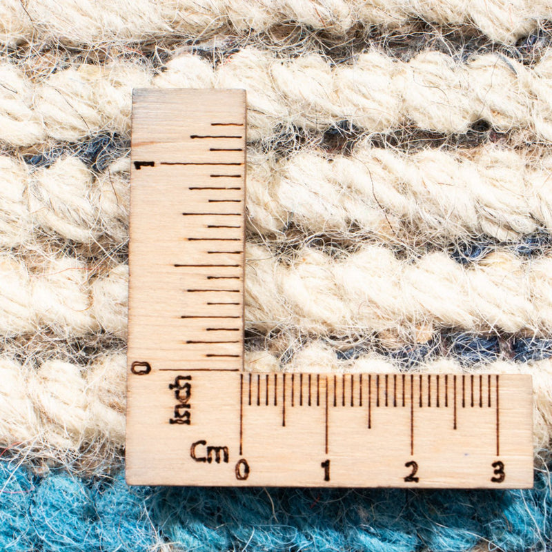 Nepal Tæppe - 140 x 70 cm - turkis