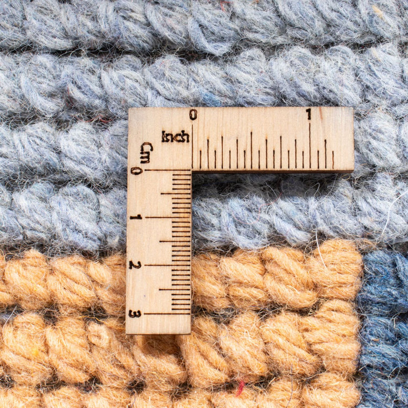 Nepal Tæppe - 140 x 70 cm - blå