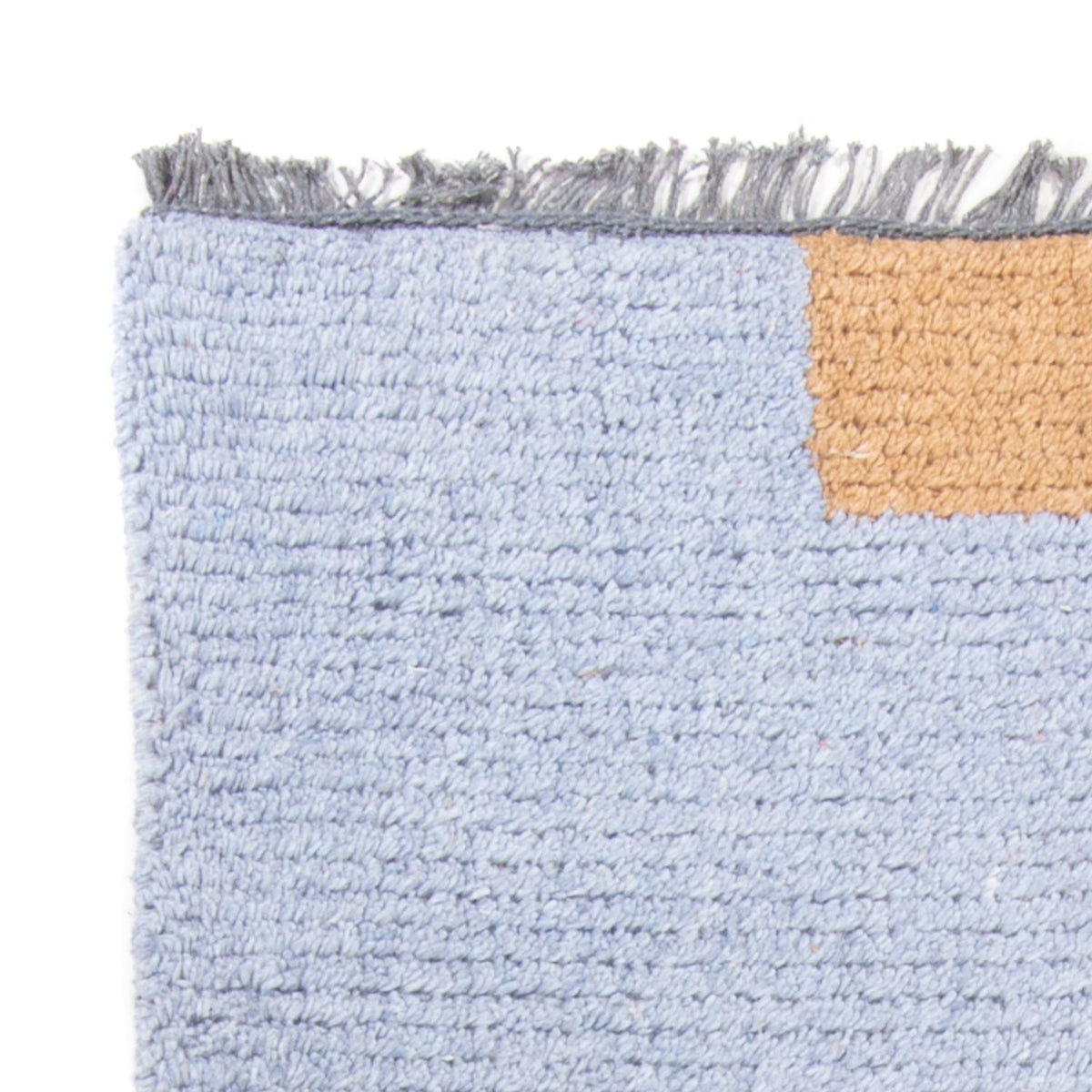 Nepal Tæppe - 140 x 70 cm - lyseblå