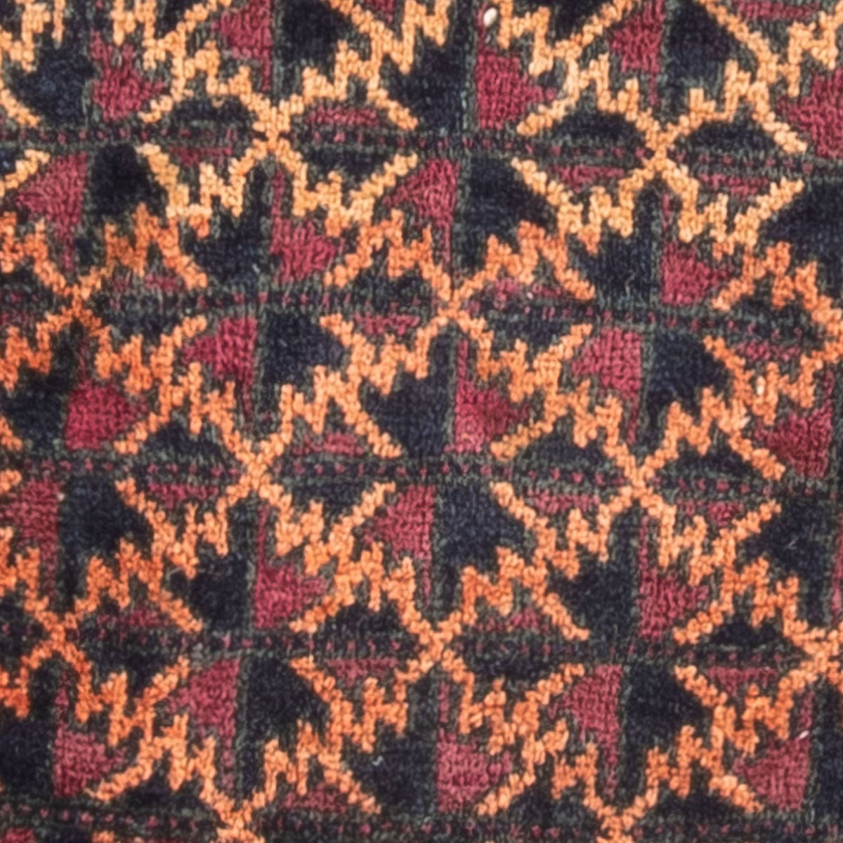 Baluch-tæppe firkantet - 70 x 60 cm - flerfarvet