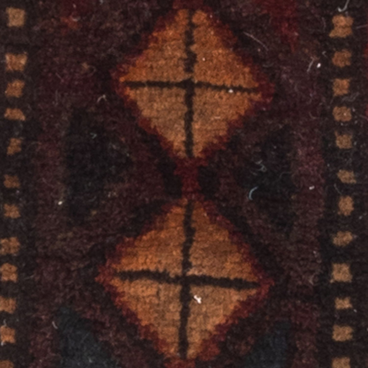 Baluch-tæppe - 68 x 24 cm - brun
