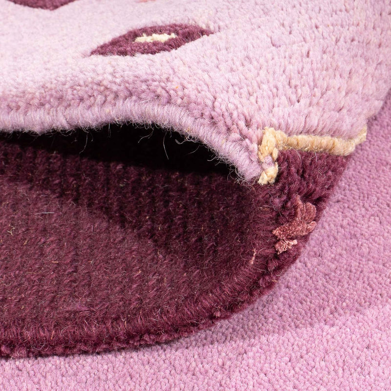 Nepal Tæppe - 180 x 123 cm - lilla