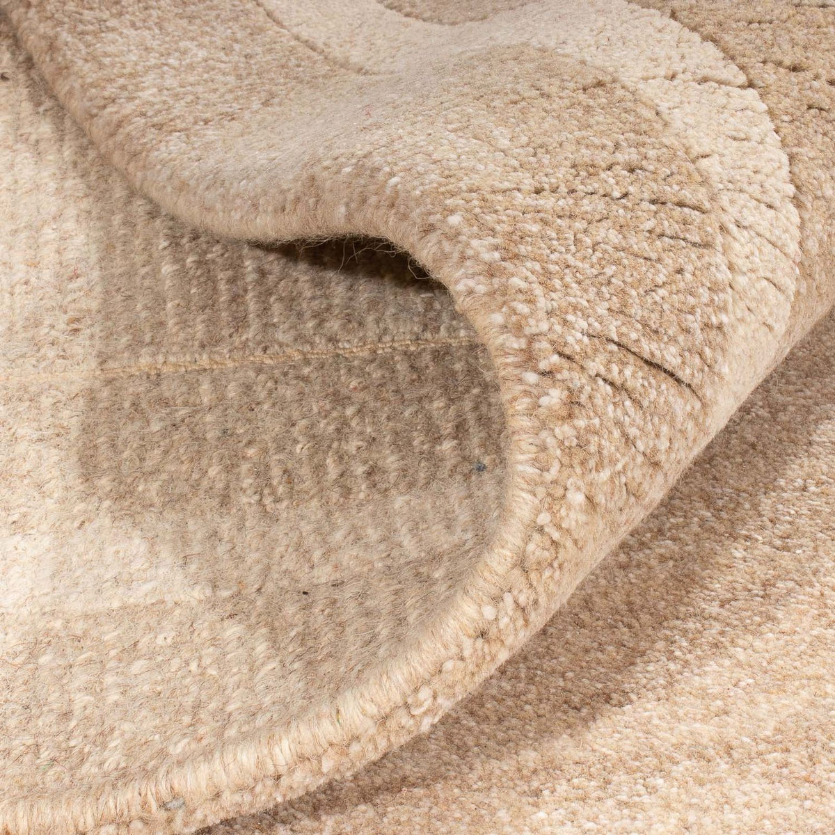 Nepal Tæppe - 200 x 143 cm - beige