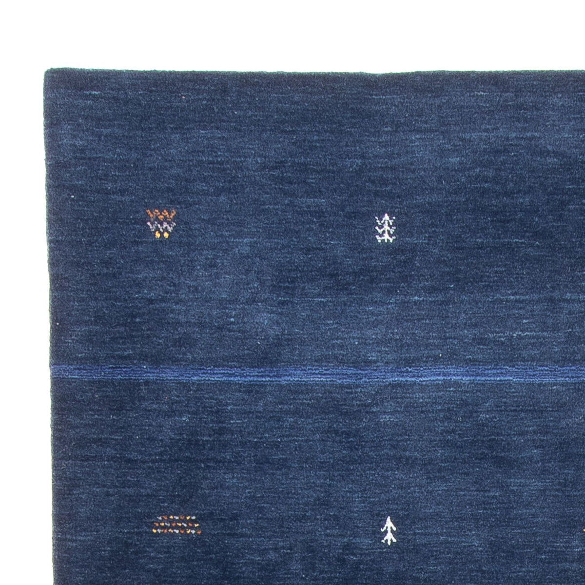 Gabbeh Tæppe - Loribaft Softy - 240 x 174 cm - mørkeblå