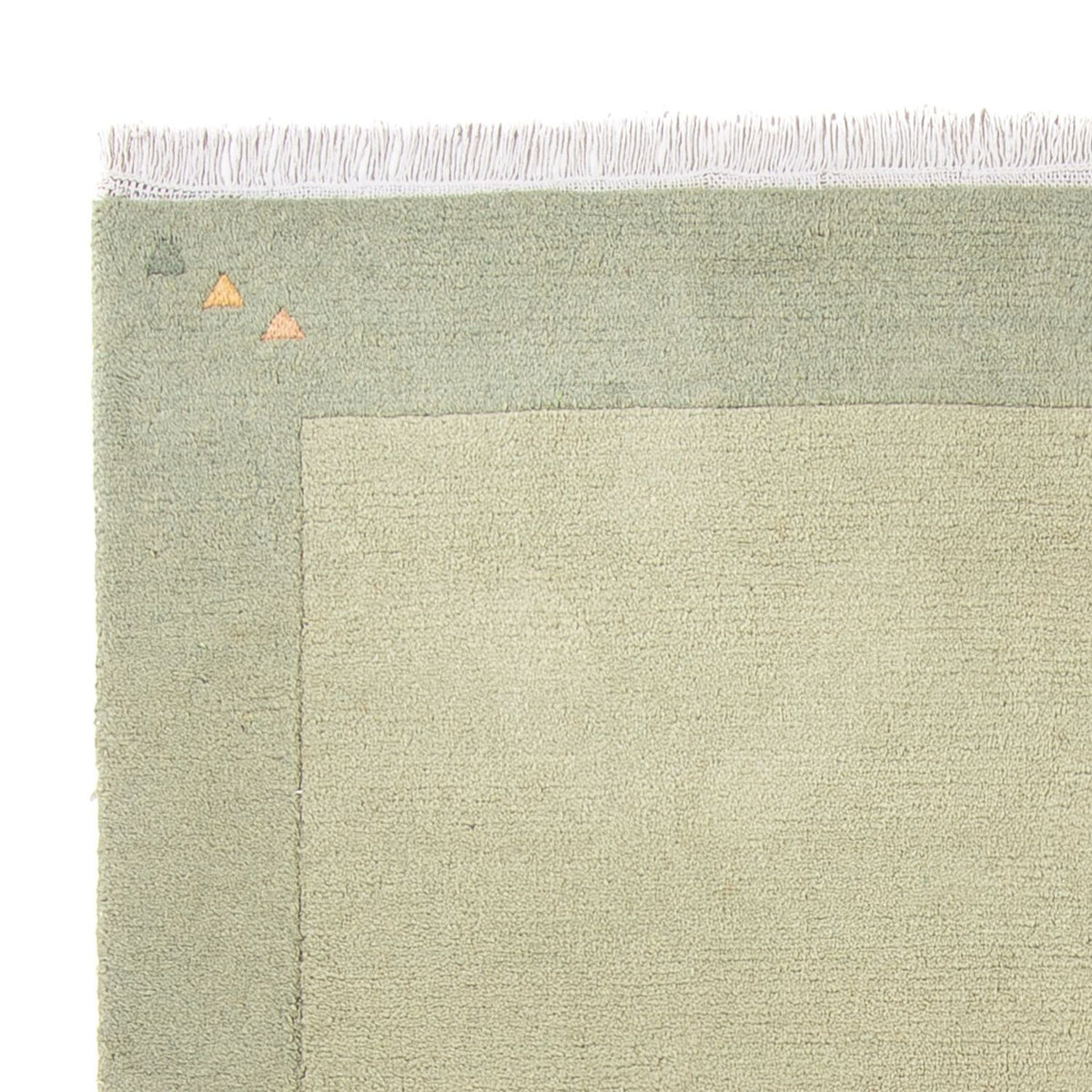Nepal Tæppe - 240 x 170 cm - olivengrøn