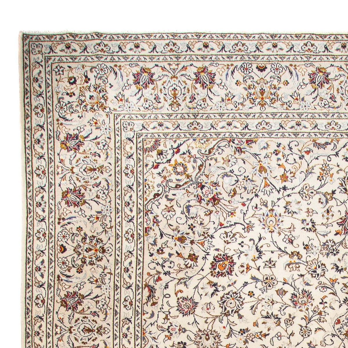 Persisk tæppe - Keshan - 398 x 295 cm - beige