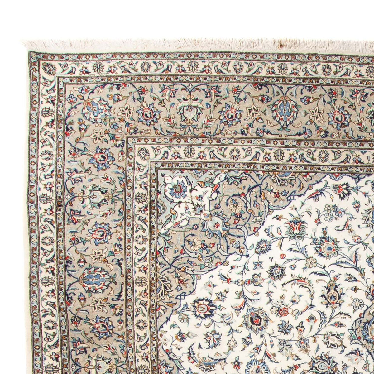 Persisk tæppe - Keshan - 356 x 250 cm - beige