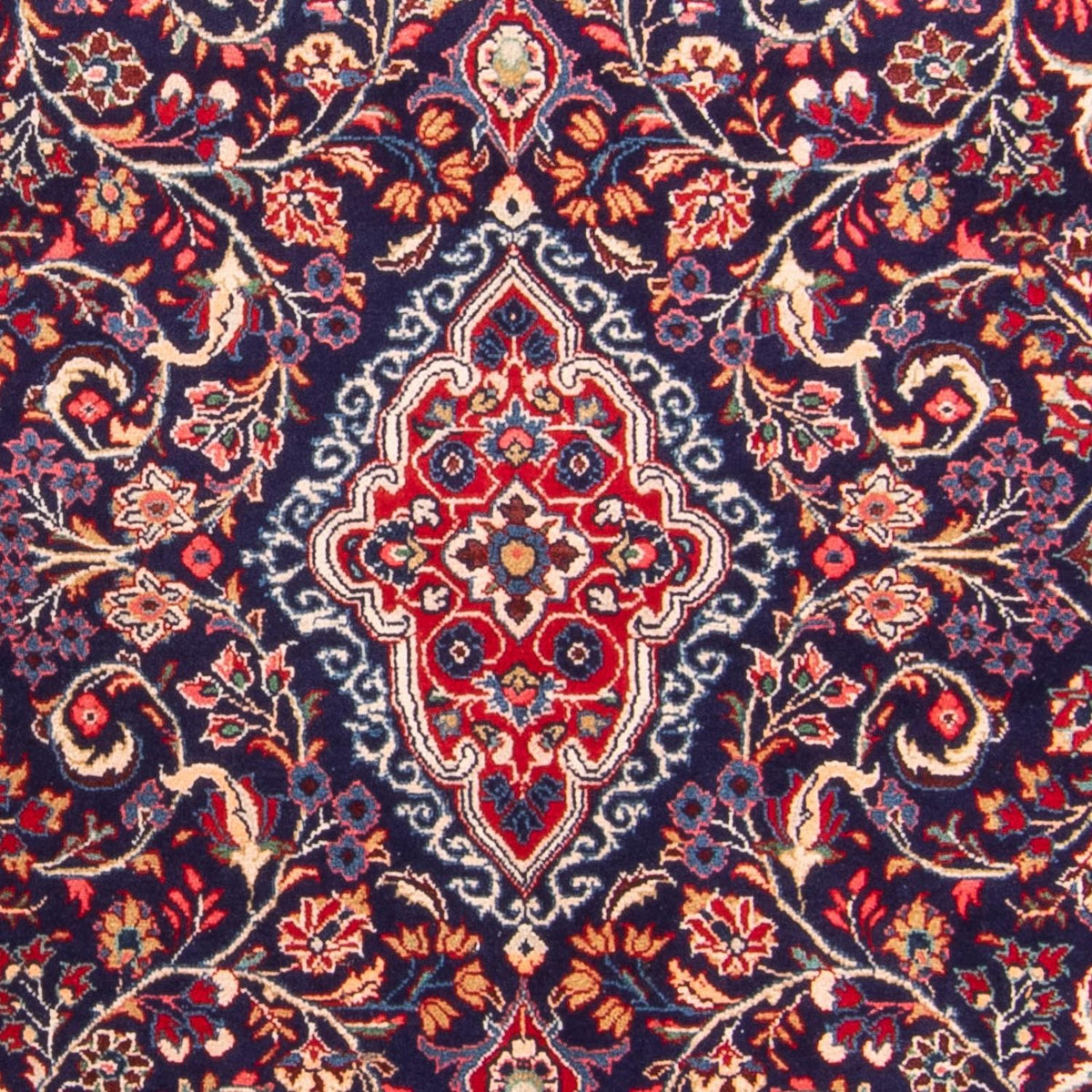 Persisk tæppe - Classic - 211 x 137 cm - mørkeblå