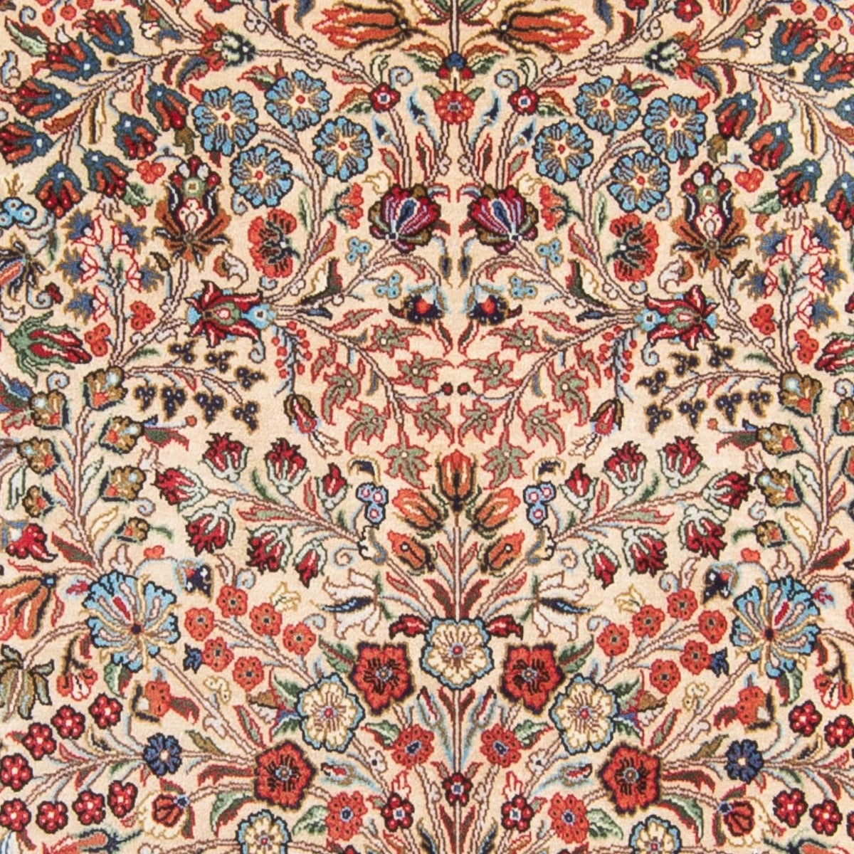 Persisk tæppe - Ghom - 200 x 137 cm - beige