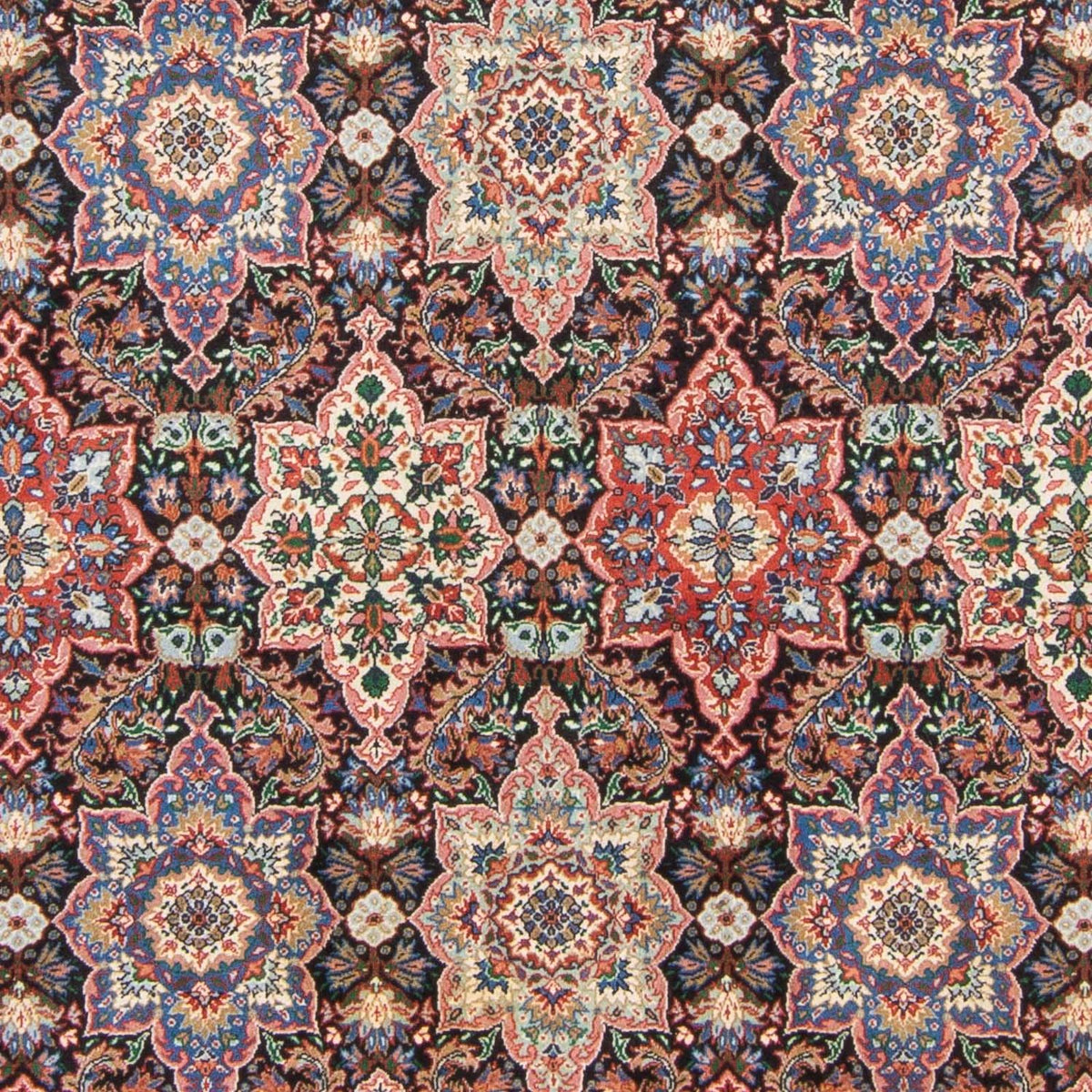 Orientalsk tæppe - Hereke - 252 x 176 cm - mørkeblå