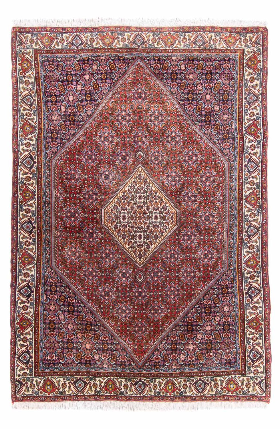 Persisk tæppe - Bijar - 210 x 140 cm - rust