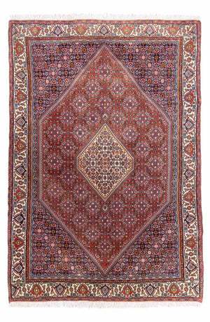 Persisk tæppe - Bijar - 210 x 140 cm - rust