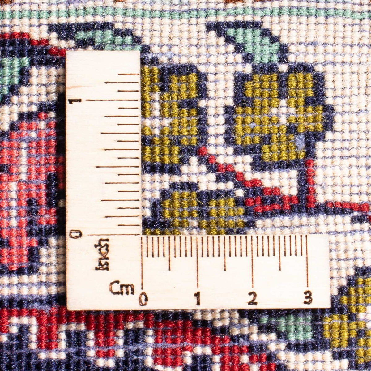 Persisk tæppe - Tabriz - Royal - 96 x 76 cm - mørkeblå