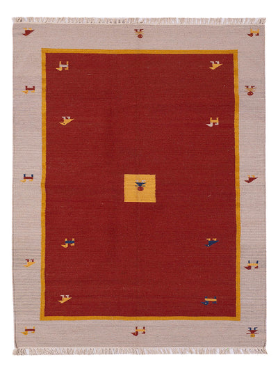 Moderne kilim Tæppe - Uldtæppe