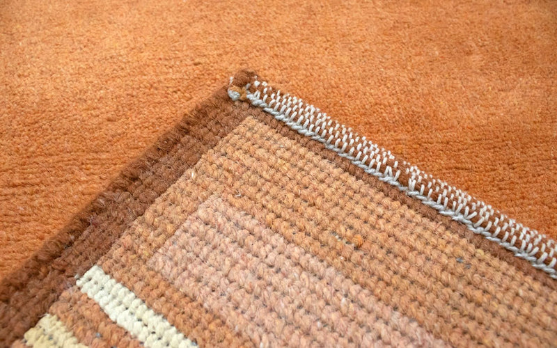 Nepal Tæppe - 137 x 73 cm - orange