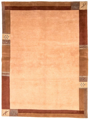 Nepal Tæppe - 238 x 172 cm - lys brun