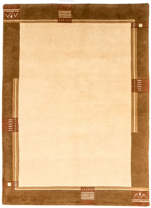 Nepal Tæppe - 197 x 144 cm - beige