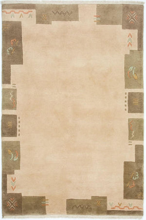 Nepal Tæppe - 182 x 124 cm - flerfarvet