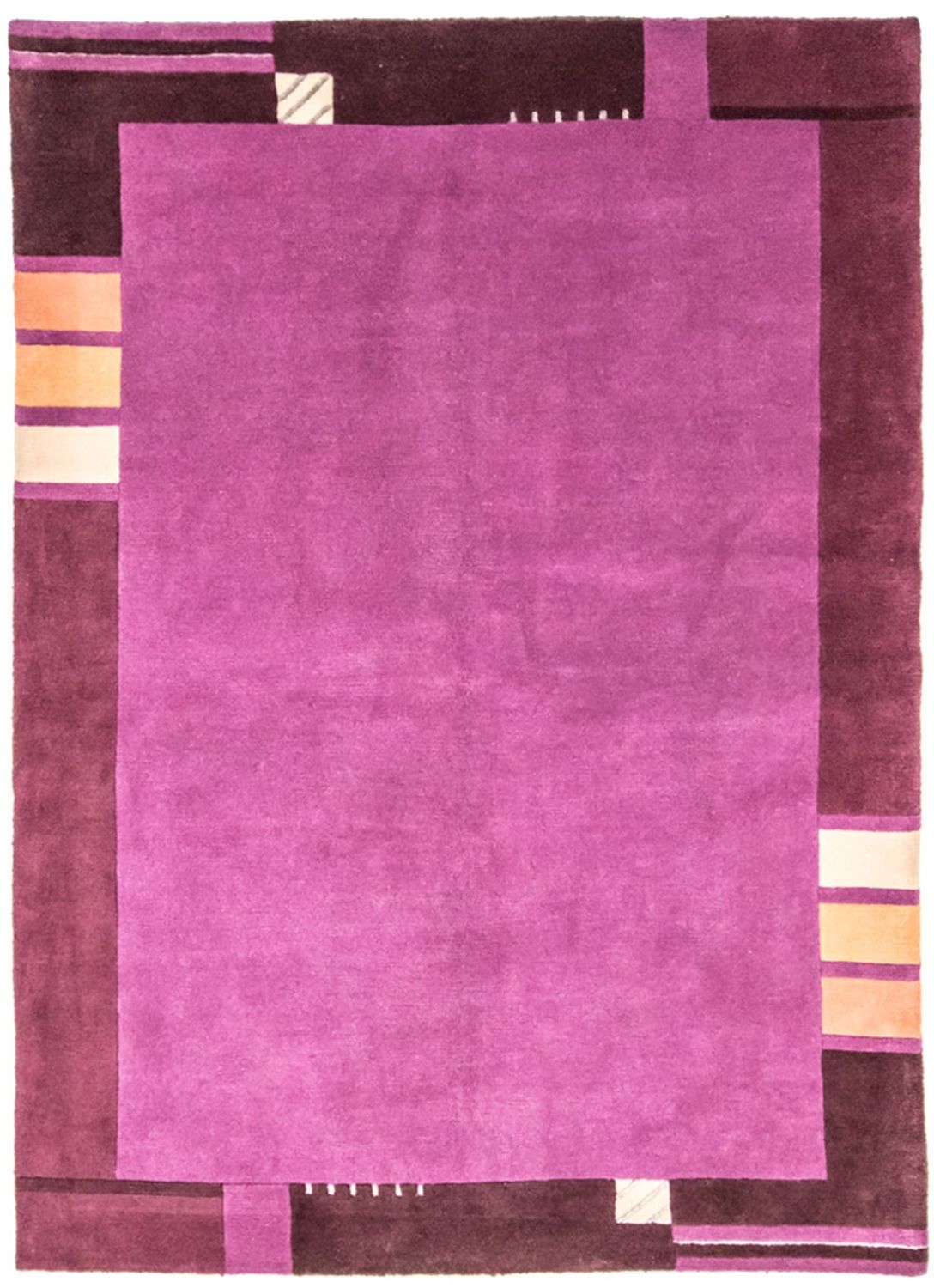 Nepal Tæppe - 241 x 172 cm - lilla