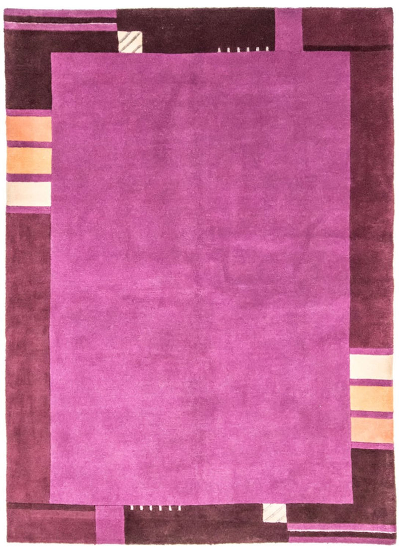 Nepal Tæppe - 241 x 172 cm - lilla
