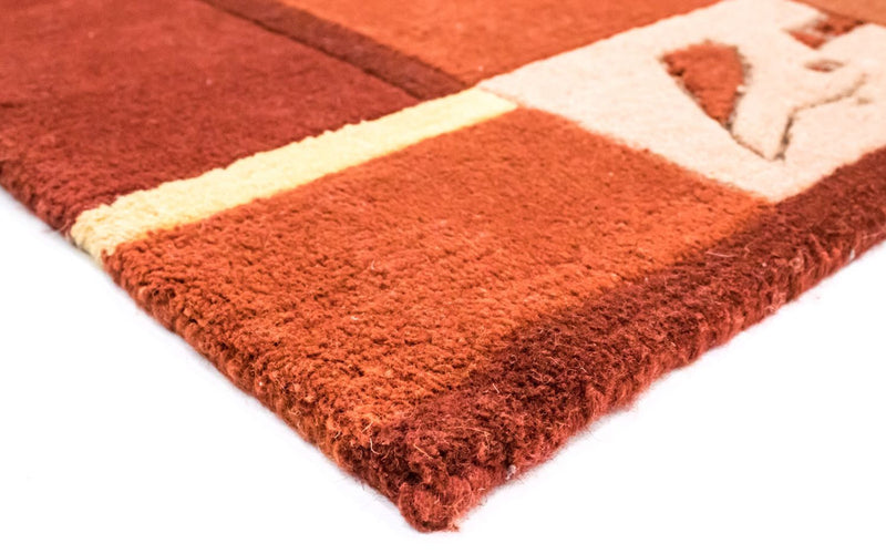 Nepal Tæppe - 242 x 173 cm - orange