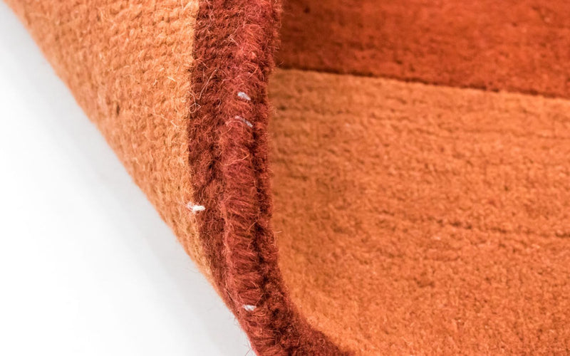 Nepal Tæppe - 242 x 173 cm - orange