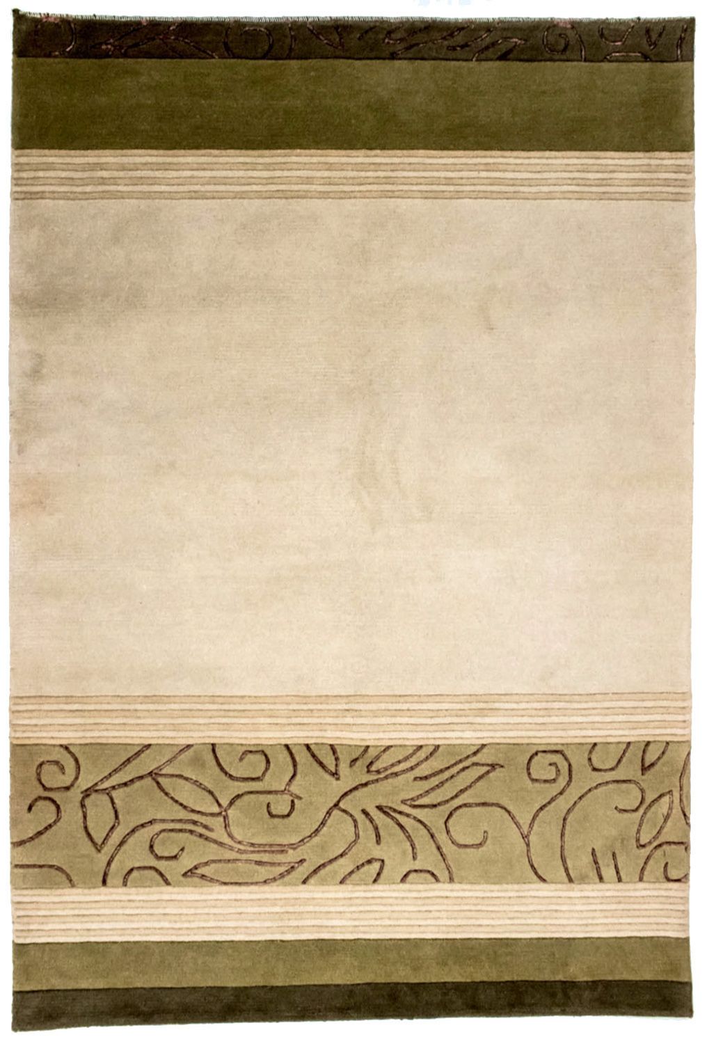 Nepal Tæppe - 199 x 140 cm - beige
