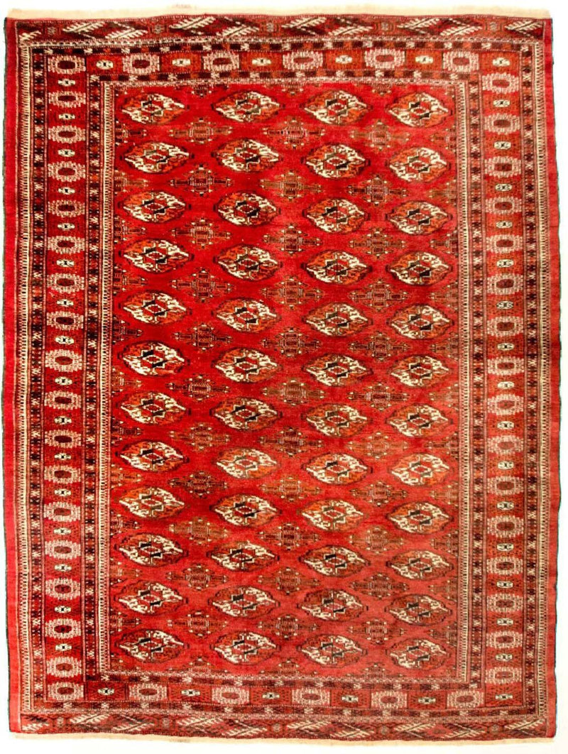 Afghansk tæppe - Bukhara - 229 x 174 cm - rød